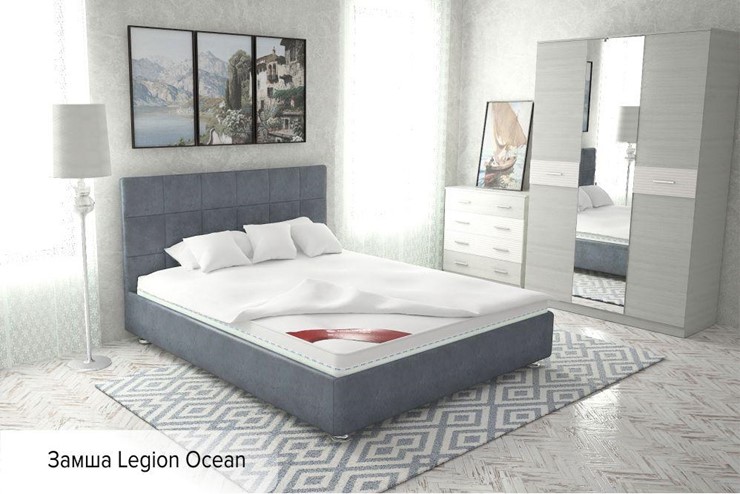 Кровать спальная Капри 180х200 (с основанием) в Магадане - изображение 2