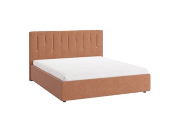 Кровать 2-спальная Кристи 2 1.6, персик (велюр) в Магадане
