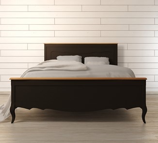 Двуспальная кровать Leontina (ST9341/16BLK) Черный в Магадане - предосмотр 1