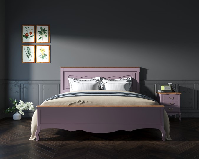 Кровать 2-спальная Leontina (ST9341/18L) Лавандовый в Магадане - изображение 1