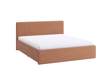 Спальная кровать Лора 2 1.6, персик (велюр) в Магадане