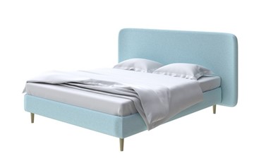 Спальная кровать Lorena 180x200, Велюр (Scandi Cotton 20 Голубой Лед) в Магадане