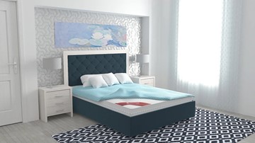 Спальная кровать Манхэттен 180х200 (с основанием), с высотой спинки - 140 см в Магадане - предосмотр 4