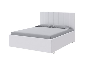 Кровать двуспальная Modern Large 160х200, Экокожа (Белый) в Магадане