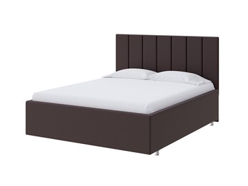Кровать 2-спальная Modern Large 180х200, Экокожа (Коричневый) в Магадане