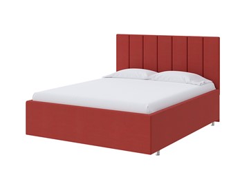 Кровать спальная Modern Large 180х200, Велюр (Forest 13 Красный) в Магадане - предосмотр