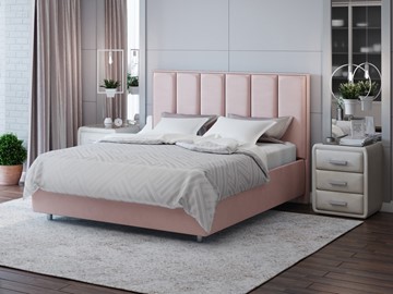 Кровать 2-спальная Routa 180х200, Велюр (Ultra Розовый мусс) в Магадане