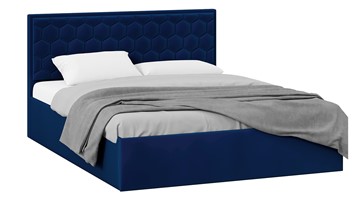 Кровать с подъемным механизмом Порто (Велюр Confetti Blue) без заглушины в Магадане