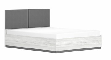 Кровать с подъемным механизмом 2-спальная Винтер-16, винтерберг/темно-серый/спейс графит в Магадане - предосмотр