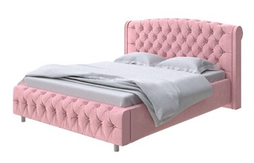 Кровать в спальню Salvatore 180x200, Велюр (Casa Жемчужно-розовый) в Магадане