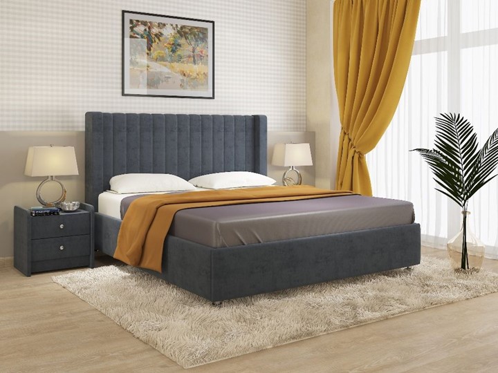 Кровать в спальню Сенатор 160х200 с основанием в Магадане - изображение 4