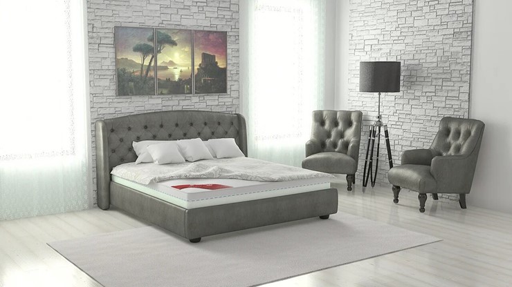 Спальная кровать Сильва 180х200 (с основанием) в Магадане - изображение 2
