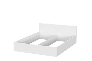 Кровать двуспальная Токио (1,6х2,0), белый текстурный в Магадане