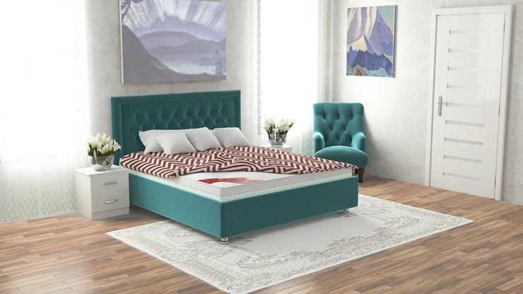 Кровать в спальню Аврора 180х200 (с основанием) в Магадане - изображение 6