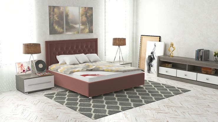 Кровать в спальню Аврора 180х200 (с основанием) в Магадане - изображение 7
