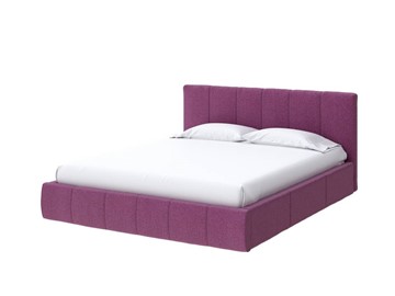 Двуспальная кровать Varna Grand 160х200, Рогожка (Savana Berry (фиолетовый)) в Магадане