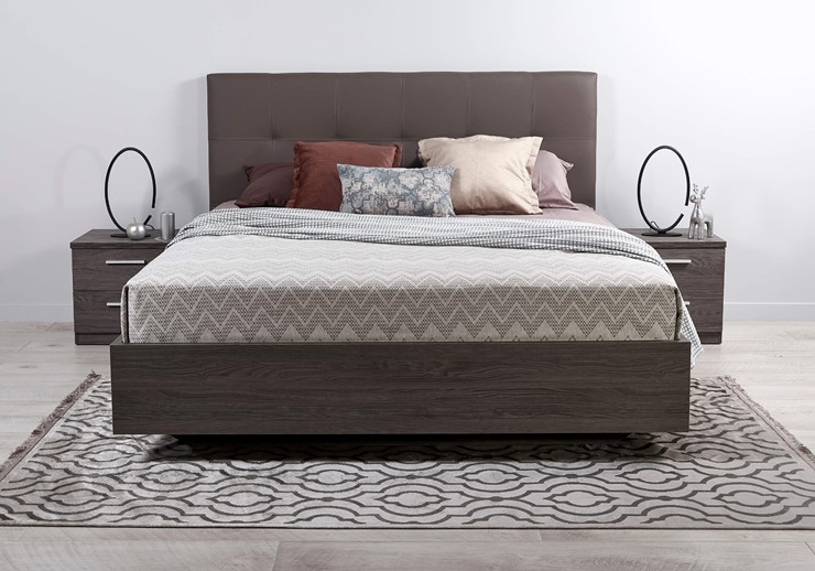 Кровать в спальню Vena (ясень ориноко) 160х190 с основанием в Магадане - изображение 5