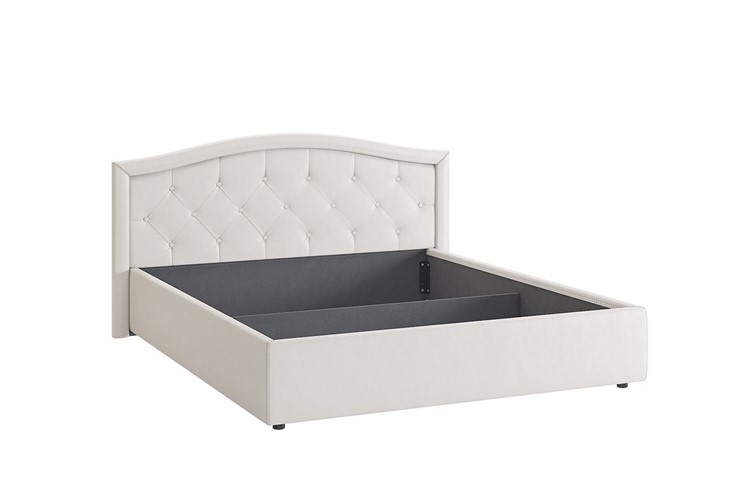 Кровать в спальню Верона 1,6 белый (экокожа) в Магадане - изображение 1