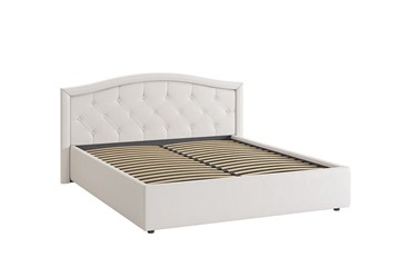 Кровать в спальню Верона 1,6 белый (экокожа) в Магадане - предосмотр 2