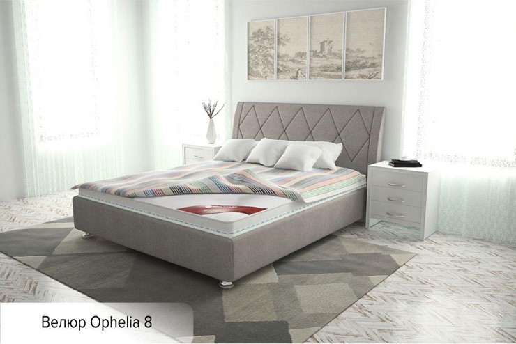 Кровать двуспальная Верона 180х200 (с основанием) в Магадане - изображение 1