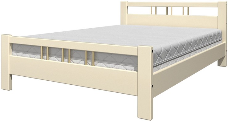 Спальная кровать Вероника-3 (Слоновая кость) 160х200 в Магадане - изображение 4