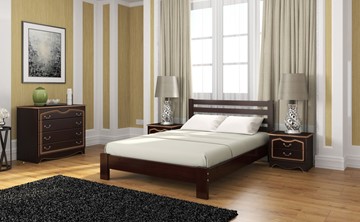 Двуспальная кровать Вероника (Белый Античный) 160х200 в Магадане - предосмотр 4
