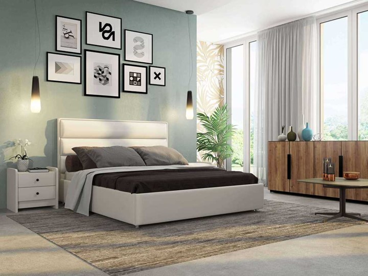 Кровать 2-х спальная Веста размер 160*200 с основанием в Магадане - изображение 7