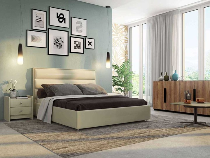 Кровать 2-х спальная Веста размер 160*200 с основанием в Магадане - изображение 8