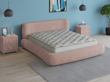 Спальная кровать Zephyr 160х200, (Велсофт Винтажный розовый) в Магадане