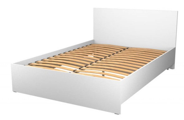 Кровать с основанием Экон-КРО-14, Белый в Магадане - изображение