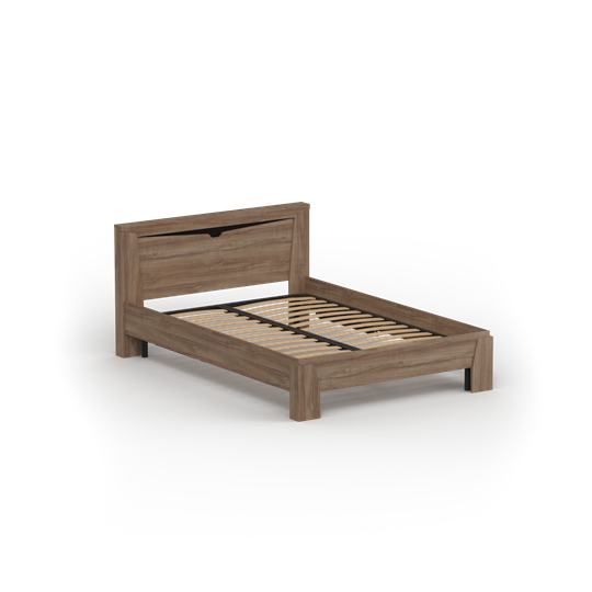 Кровать с основанием Соренто 1800, Дуб стирлинг в Магадане - изображение 1