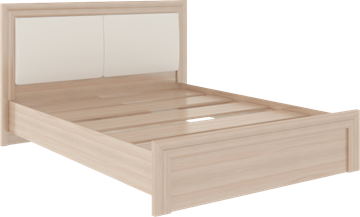 Спальная кровать Глэдис М31 (Шимо светлый/Белый текстурный) в Магадане - предосмотр 1