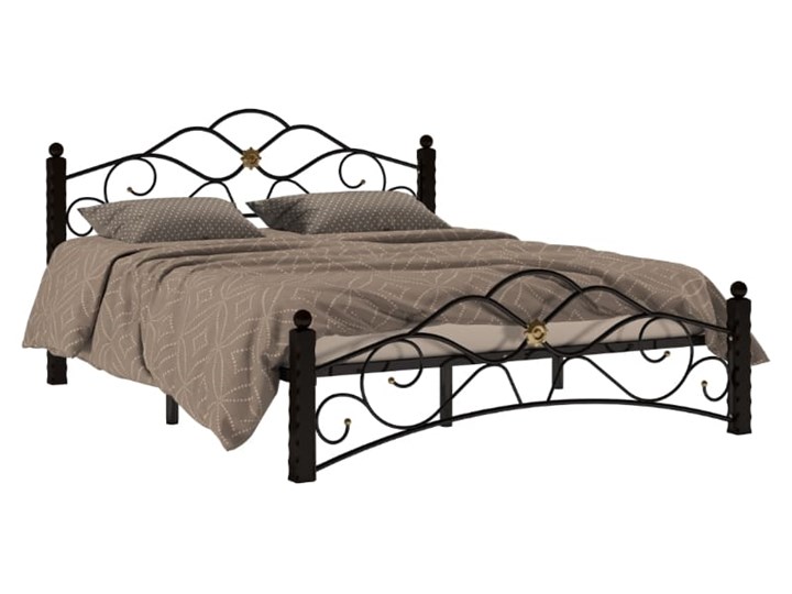 Кровать в спальню Гарда 3, 160х200, черная в Магадане - изображение 1