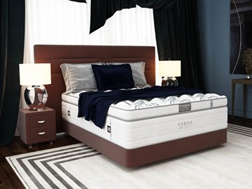 Кровать в спальню Modern/Podium M 180х200, Флок (Велсофт Спелая слива) в Магадане