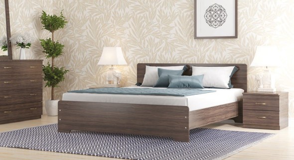 Кровать Золушка, 160х200 с основанием, венге в Магадане - изображение