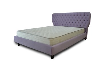 Кровать 2-спальная без механизма с высокими ножками Каролина 2300х2150 мм в Магадане - предосмотр