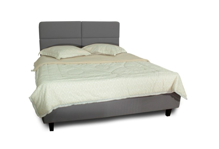 Кровать 1,5-спальная без механизма с высокими ножками Орландо 1450х2100 мм в Магадане - изображение 1