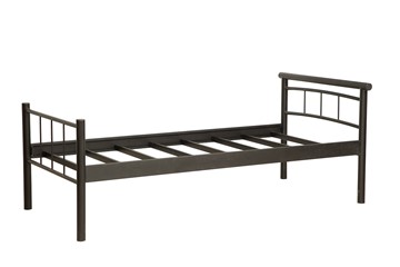 Односпальная кровать 42.25-01 ТОКИО, металл черный в Магадане - предосмотр