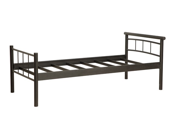 Односпальная кровать 42.25-01 ТОКИО, металл черный в Магадане - изображение