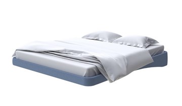 Парящая кровать 160х200, Велюр (Scandi Cotton 22 Морская гроза) в Магадане