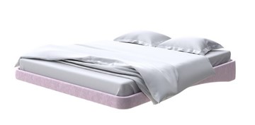 Парящая кровать 200х200, Флок (Бентлей Нежно-лиловый) в Магадане