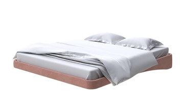Парящая кровать 200х200, Велюр (Ultra Амаретто) в Магадане