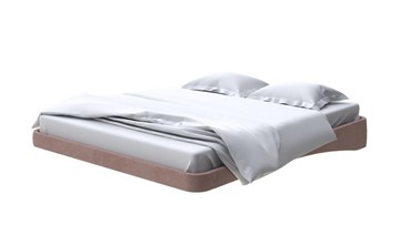 Парящая кровать 200х200, Велюр (Ultra Горячий шоколад) в Магадане