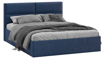 Кровать с механизмом 2-спальная Глосс Тип 1 (Микровелюр Wellmart Blue) в Магадане