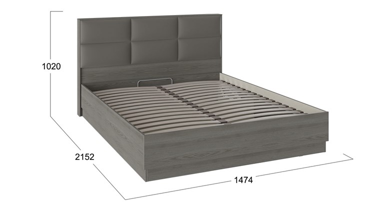 Кровать с механизмом Либерти, Хадсон/Ткань Грей СМ-297.01.004 в Магадане - изображение 2