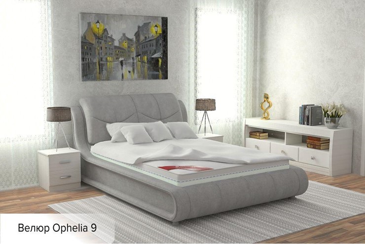 Кровать с механизмом двуспальная Сицилия 160х200 (с коробом) в Магадане - изображение 2