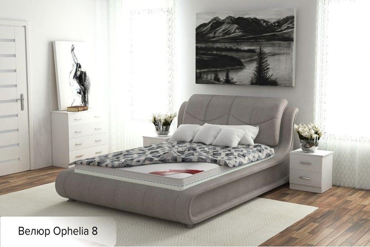 Кровать с механизмом двуспальная Сицилия 160х200 (с коробом) в Магадане - изображение 6