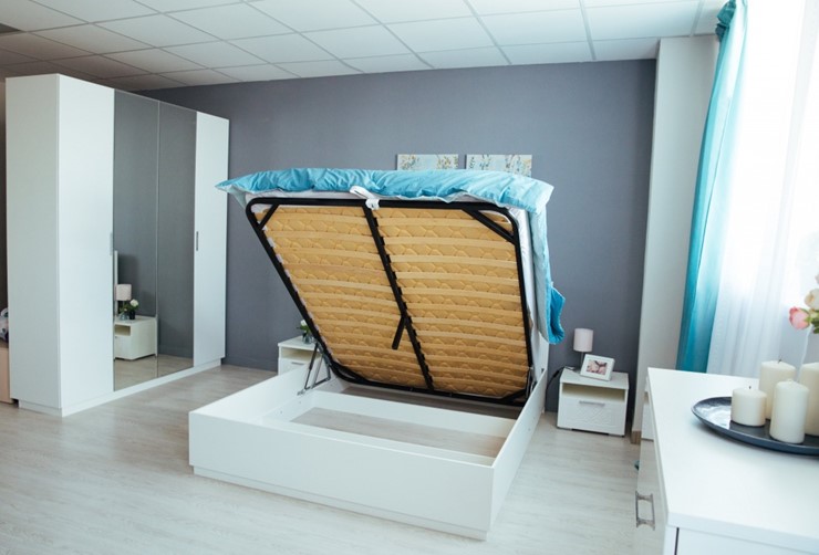 Двуспальная кровать с механизмом Тиффани М25 в Магадане - изображение 4
