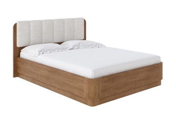 Кровать с механизмом Wood Home 2 160х200, Велюр (Антик (сосна) с брашированием/Лофти Лён) в Магадане