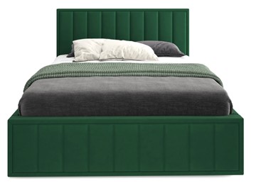 Кровать с основанием Вена 1400, Велюр Мора зеленый в Магадане - предосмотр 1